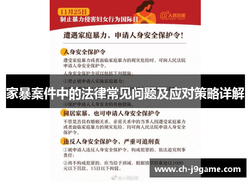 家暴案件中的法律常见问题及应对策略详解
